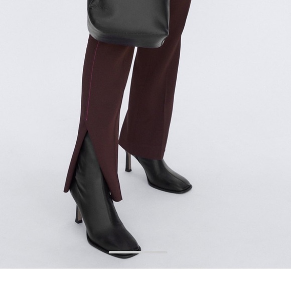 Zara cow leather boots bloggers fav - Picture 3 of 9